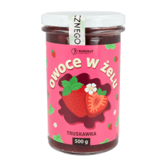KruKam frużelina owoce w żelu truskawka 500g