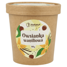 KruKam kubek owsianka waniliowa 66g