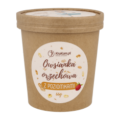 KruKam kubek owsianka orzechowa z poziomkami 66g