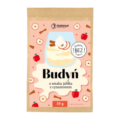 Krukam budyń o smaku jabłka z cynamonem bez cukru 39g