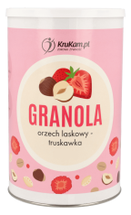 KruKam granola orzech laskowy truskawka 190g