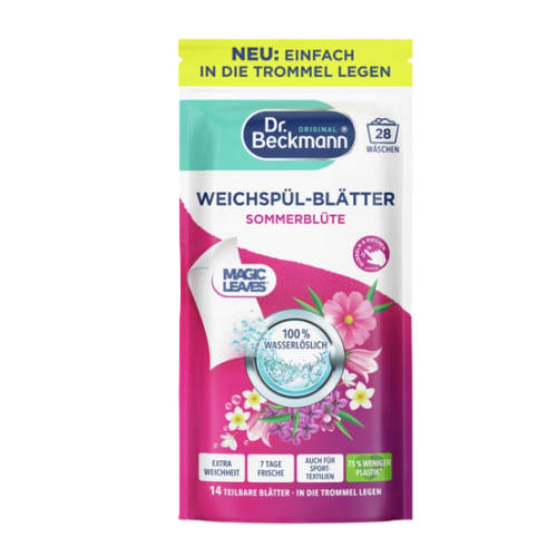 Dr Beckmann Magic Leaves Sommerblute 28szt Chusteczki do Płukania Tkanin.png