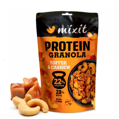 Mixit proteinowa granola z pieca toffee & orzechy nerkowca 350g