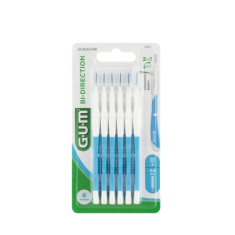 GUM szczoteczki międzyzębowe bi-direction 0.9 mm niebieskie 6szt