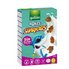 Gullón ciasteczka bezglutenowe sharkies 250g