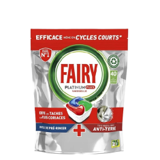 Fairy tabletki do zmywarki platinum plus anti terne 40szt