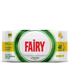 Fairy chusteczki nawilżane uniwersalne cytrynowe 100 szt