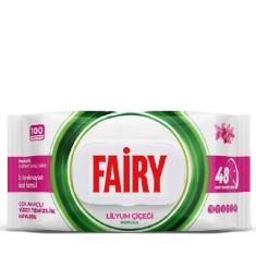 Fairy chusteczki nawilżane uniwersalne lilia 100 szt