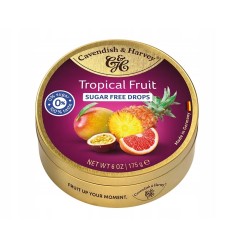 C&H landrynki owoce tropikalne bez cukru 175g 