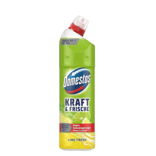 Domestos Kraft&amp;Frische żel do czyszczenia i mycia toalety wc Lime Fresh 750 ml.png