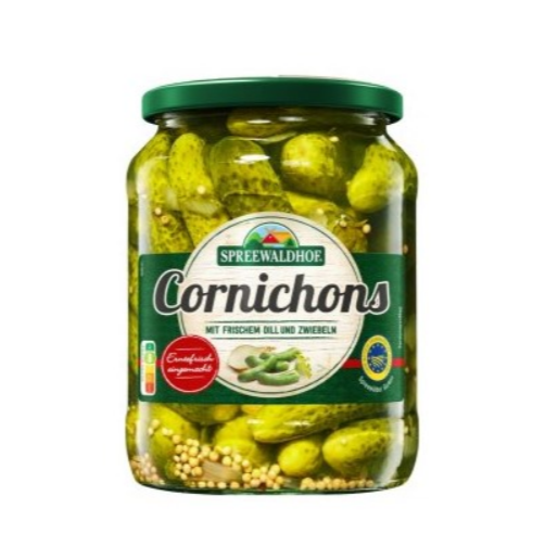 Spreewaldhoe Cornichons Ogórki Konserwowe 370_670g.png