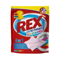REX listki piorące do koloru 25szt.