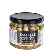 Petropat książęcy szproty wędzone oleju 250g