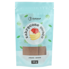 KruKam zakręcone owoce jablko banan 50g 