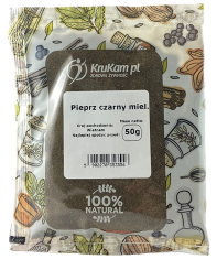 Krukam pieprz czarny mielony 50g