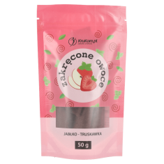 KruKam zakręcone owoce jabłko-truskawka 50g 
