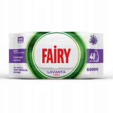Fairy chusteczki nawilżane uniwersalne lawenda 100 szt