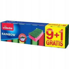 Vileda gąbki do naczyń rainbow 10 szt.