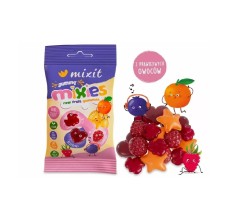 Mixit owocowe mixies - naturalne cukierki żelki 35g